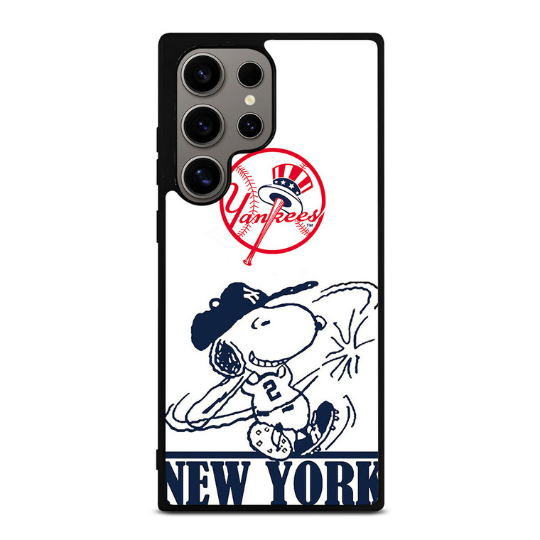 NEW YORK YANKEES SNOOPY BADGE Samsung Galaxy S24 Ultra Case Cover NEW YORK YANKEES SNOOPY BADGE Samsung Galaxy S24 Ultra Case Cover