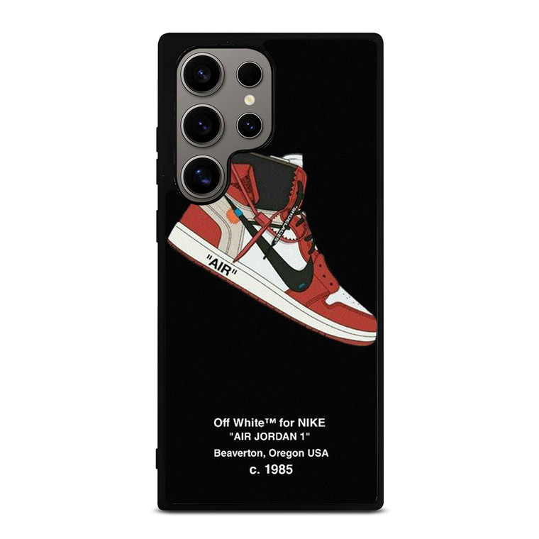NIKE AIR JORDAN 1 OFF WHITE Samsung Galaxy S24 Ultra Case Cover