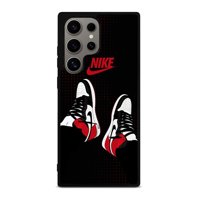 NIKE AIR JORDAN RETRO 1 RED Samsung Galaxy S24 Ultra Case Cover NIKE AIR JORDAN RETRO 1 RED Samsung Galaxy S24 Ultra Case Cover