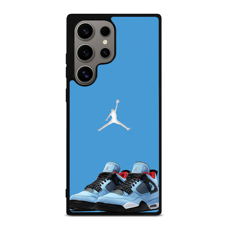NIKE AIR JORDAN TRAVIS SCOTT BLUE Samsung Galaxy S24 Ultra Case Cover NIKE AIR JORDAN TRAVIS SCOTT BLUE Samsung Galaxy S24 Ultra Case Cover