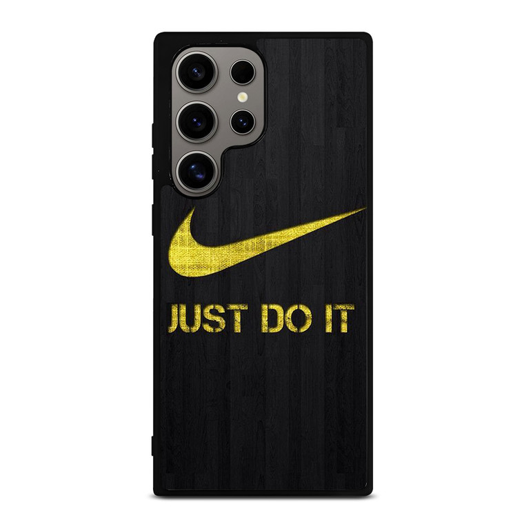 NIKE JUST DO IT WOOD LOGO YELLOW Samsung Galaxy S24 Ultra Case Cover NIKE JUST DO IT WOOD LOGO YELLOW Samsung Galaxy S24 Ultra Case Cover