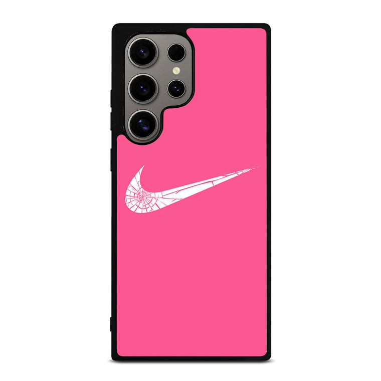 NIKE PINK BROKEN LOGO Samsung Galaxy S24 Ultra Case Cover NIKE PINK BROKEN LOGO Samsung Galaxy S24 Ultra Case Cover