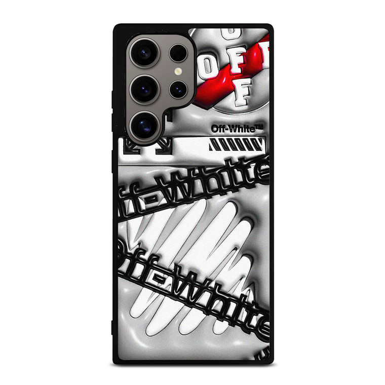 OFF WHITE 3D ART Samsung Galaxy S24 Ultra Case Cover