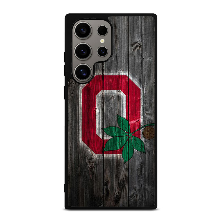 OHIO STATE BUCKEYES LOGO WOOD Samsung Galaxy S24 Ultra Case Cover OHIO STATE BUCKEYES LOGO WOOD Samsung Galaxy S24 Ultra Case Cover