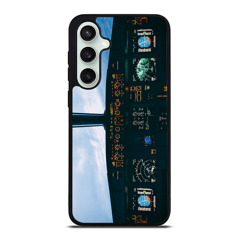 AIRBUS PLANE COCKPIT Samsung Galaxy S23 FE Case Cover AIRBUS PLANE COCKPIT Samsung Galaxy S23 FE Case Cover