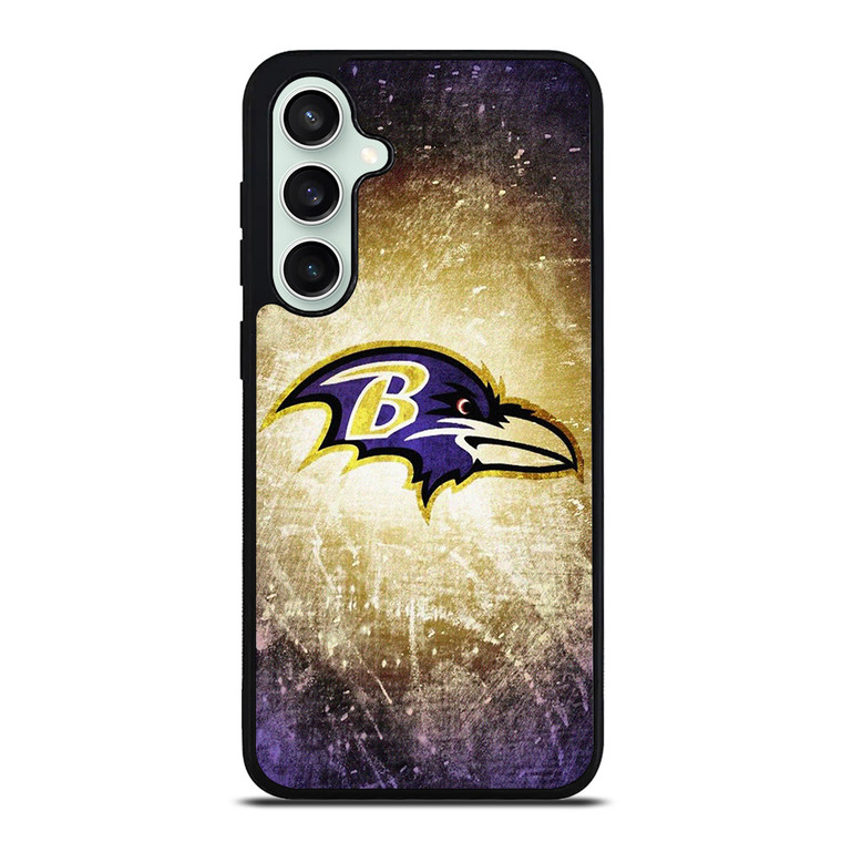 BALTIMORE RAVENS NFL METAL LOGO Samsung Galaxy S23 FE Case Cover