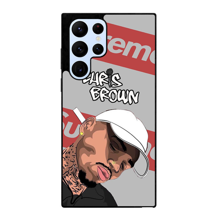 CHRIS BROWN CARTOON SUPREME  Samsung Galaxy S22 Ultra Case Cover