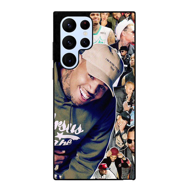CHRIS BROWN SINGER COLLAGE 2  Samsung Galaxy S22 Ultra Case Cover