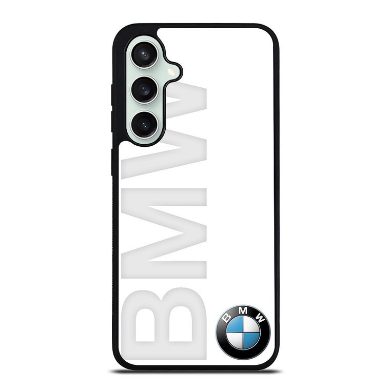 BMW CARS LOGO WHITE Samsung Galaxy S23 FE Case Cover