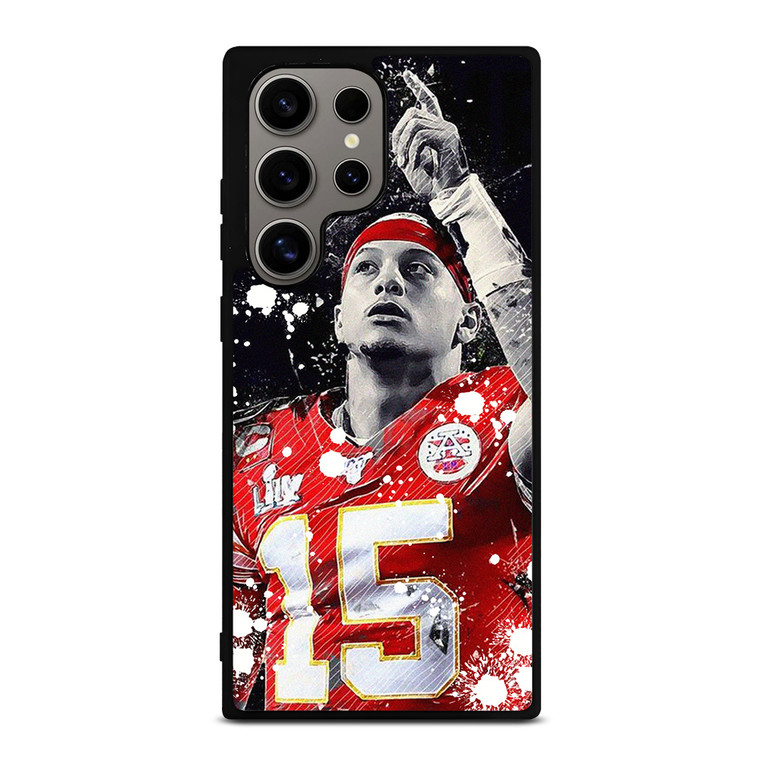 PATRICK MAHOMES KANSAS CITY CHIEF ART Samsung Galaxy S24 Ultra Case Cover