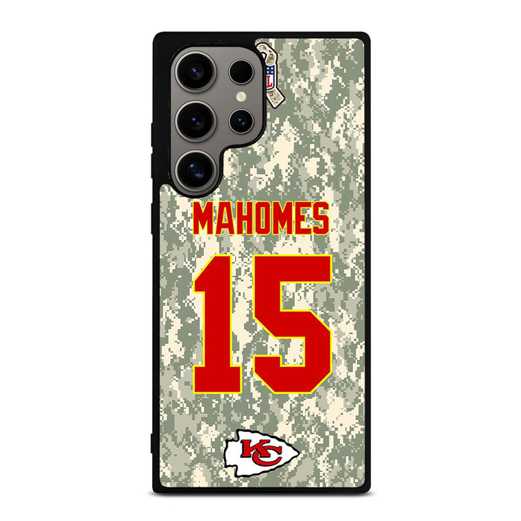 PATRICK MAHOMES KANSAS CITY CHIEFS CAMO KIT Samsung Galaxy S24 Ultra Case Cover