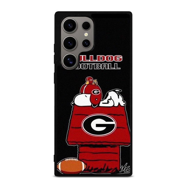SNOOPY GEORGIA BULLDOGS FOOTBALL Samsung Galaxy S24 Ultra Case Cover