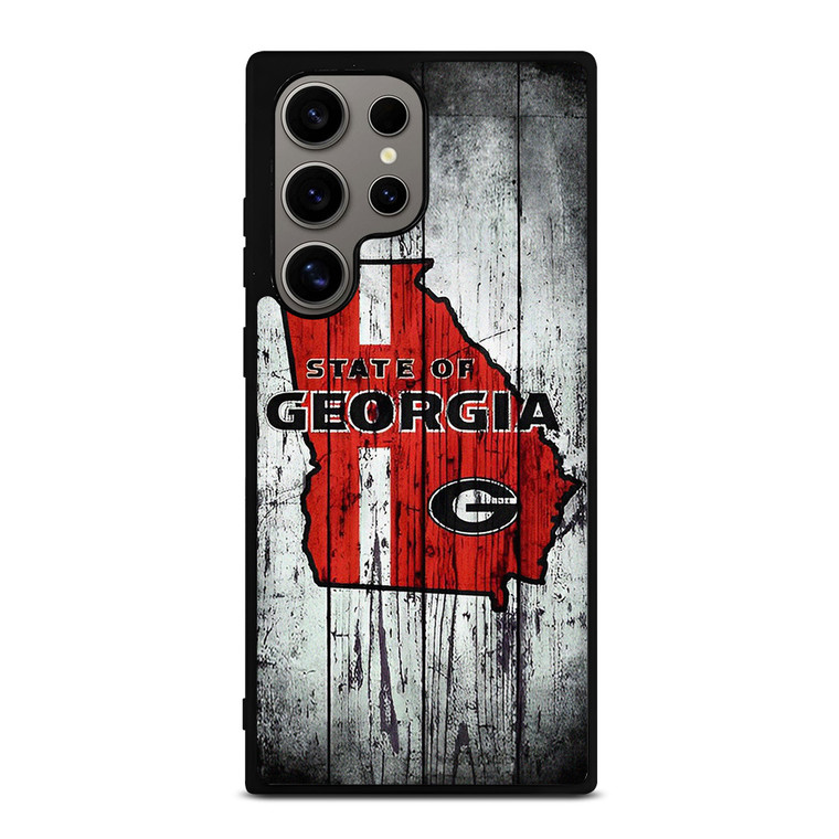 STATE OF GEORGIA WOOD SIGN Samsung Galaxy S24 Ultra Case Cover