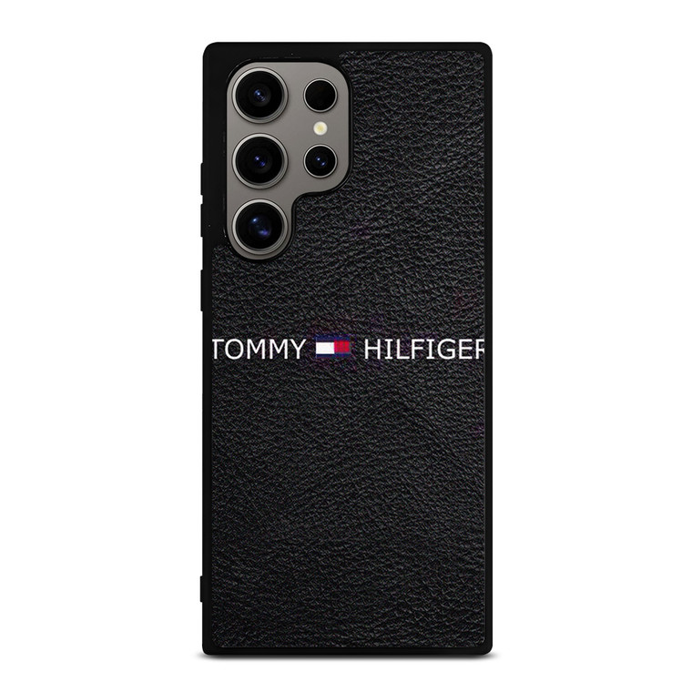 TOMMY HILFIGER LOGO LEATHER Samsung Galaxy S24 Ultra Case Cover TOMMY HILFIGER LOGO LEATHER Samsung Galaxy S24 Ultra Case Cover