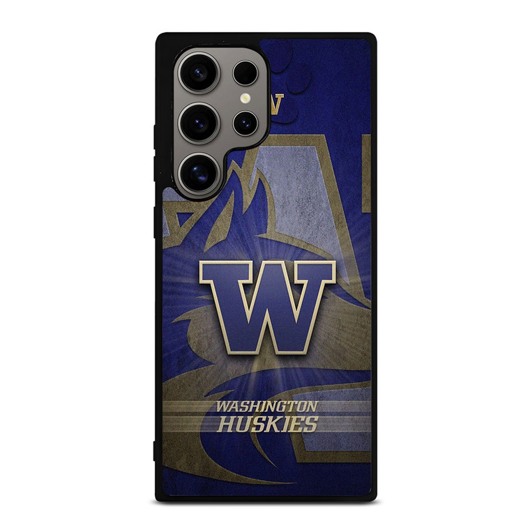 WASHINGTON HUSKIES LOGO METAL Samsung Galaxy S24 Ultra Case Cover