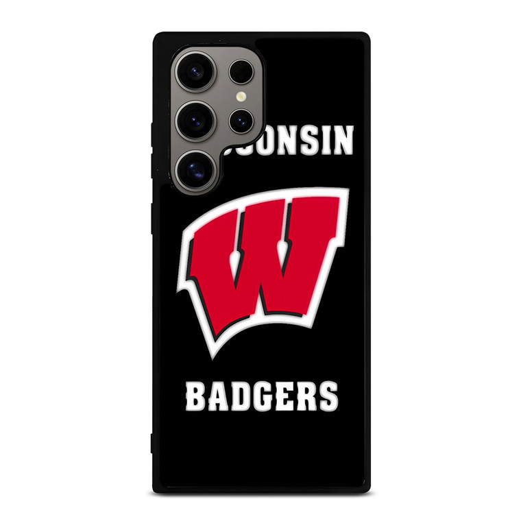 WISCONSIN BADGERS LOGO Samsung Galaxy S24 Ultra Case Cover