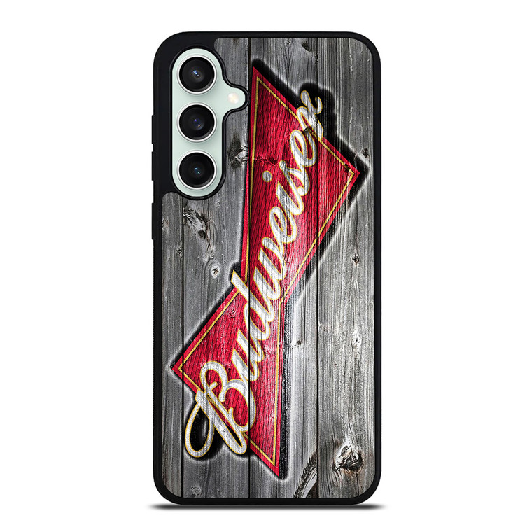 BUDWEISER BEER WOOD LOGO Samsung Galaxy S23 FE Case Cover