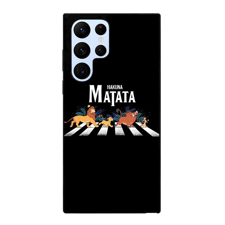 HAKUNA MATATA LION KING ABBEY ROAD  Samsung Galaxy S22 Ultra Case Cover
