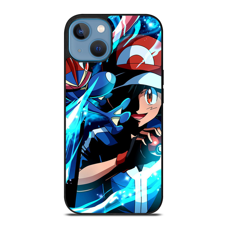 ASH AND GRENINJA POKEMON iPhone 13 Case Cover