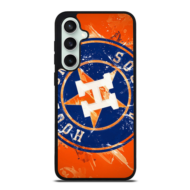 HOUSTON ASTROS BASEBALL BRUSHED SYMBOL Samsung Galaxy S23 FE Case Cover