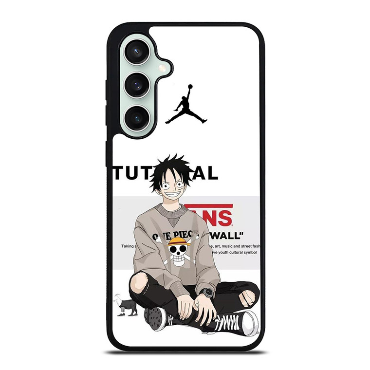 LUFFY D MONKEY ONE PIECE AIR JORDAN Samsung Galaxy S23 FE Case Cover
