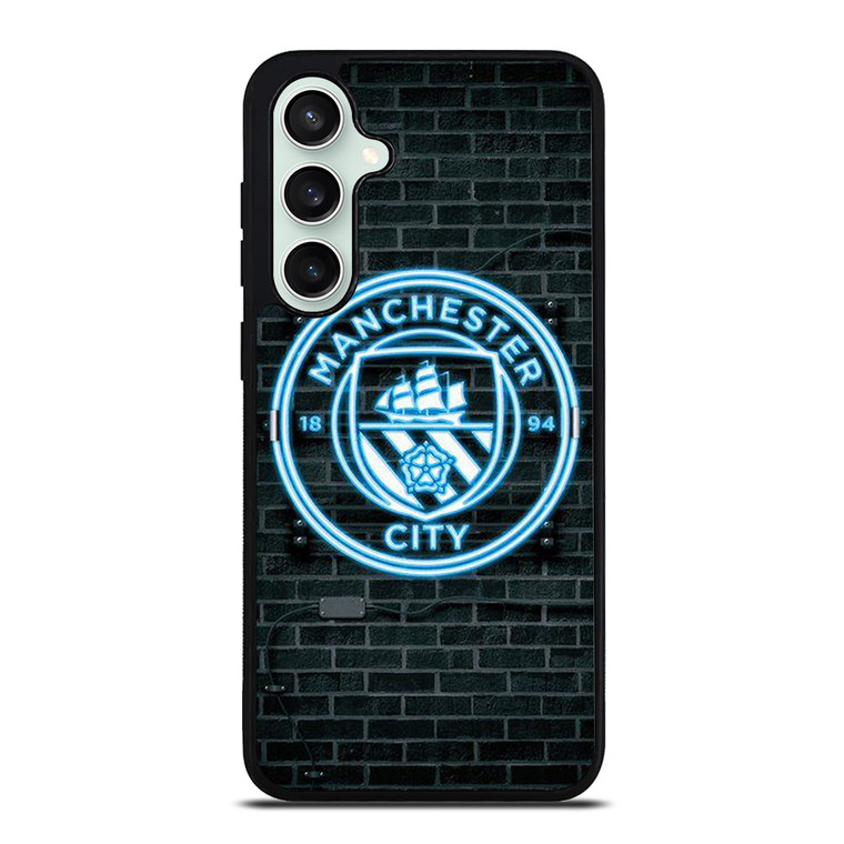MANCHESTER CITY FC NEON LOGO Samsung Galaxy S23 FE Case Cover