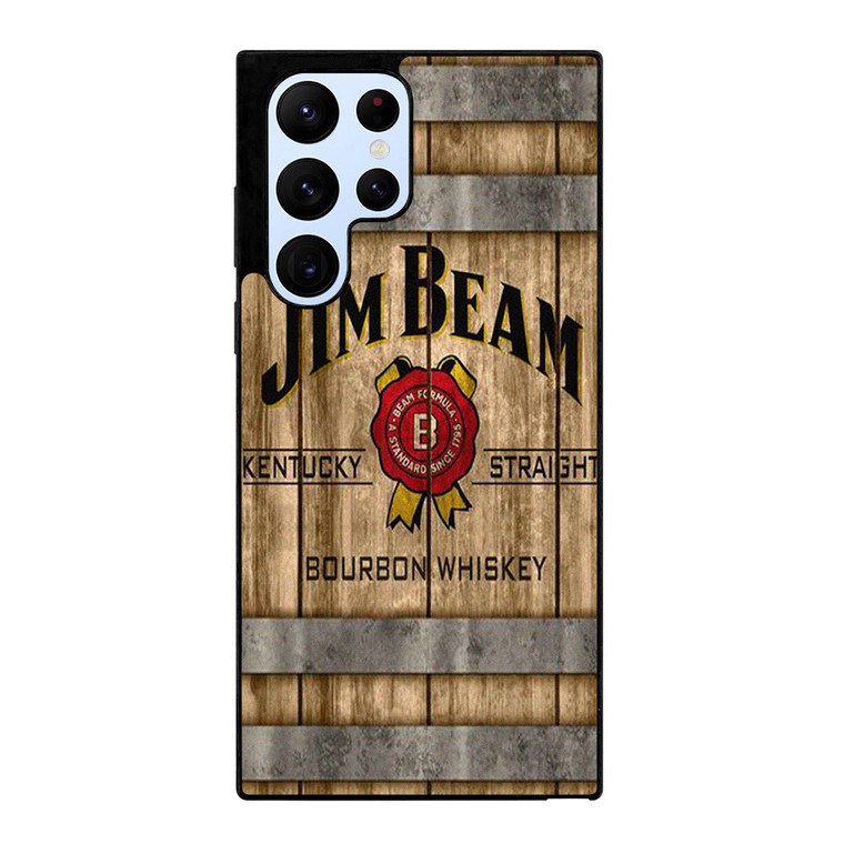 JIM BEAM WHISKEY WOOD LOGO  Samsung Galaxy S22 Ultra Case Cover