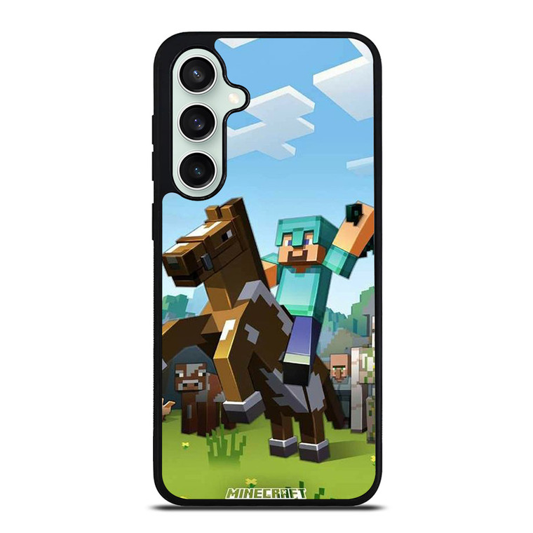 MINECRAFT KNIGHT AND HORSE Samsung Galaxy S23 FE Case Cover MINECRAFT KNIGHT AND HORSE Samsung Galaxy S23 FE Case Cover