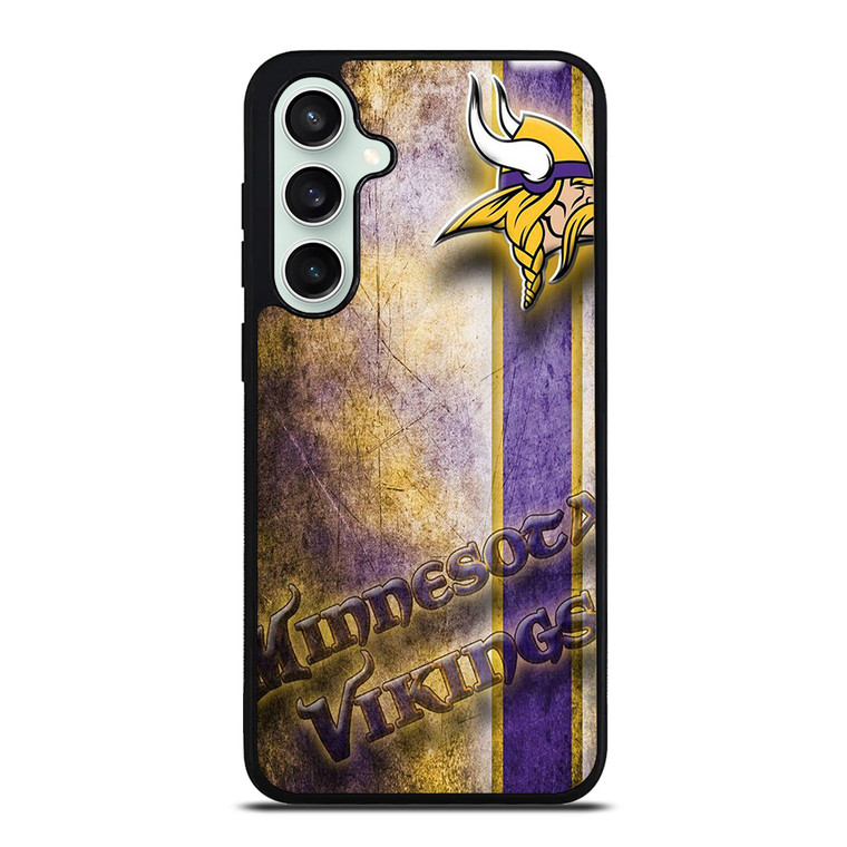 MINNESOTA VIKINGS GRUNGE LOGO Samsung Galaxy S23 FE Case Cover