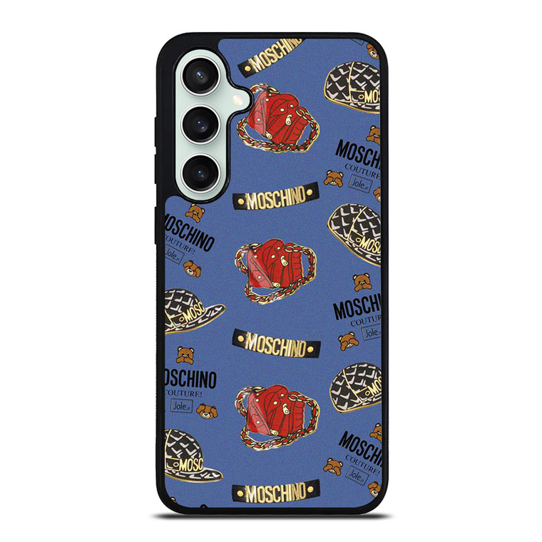 MOSCHINO COUTURE BEAR PATTERN Samsung Galaxy S23 FE Case Cover