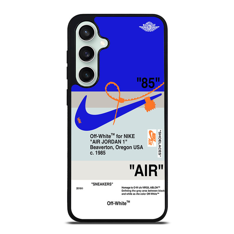 NIKE AIR JORDAN 1 OFF WHITE BLUE Samsung Galaxy S23 FE Case Cover NIKE AIR JORDAN 1 OFF WHITE BLUE Samsung Galaxy S23 FE Case Cover