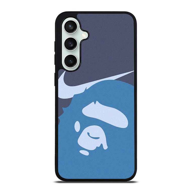 NIKE BAPE BLUE Samsung Galaxy S23 FE Case Cover NIKE BAPE BLUE Samsung Galaxy S23 FE Case Cover