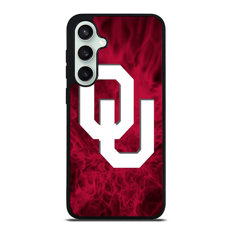 OKLAHOMA SOONERS SMOKED LOGO Samsung Galaxy S23 FE Case Cover