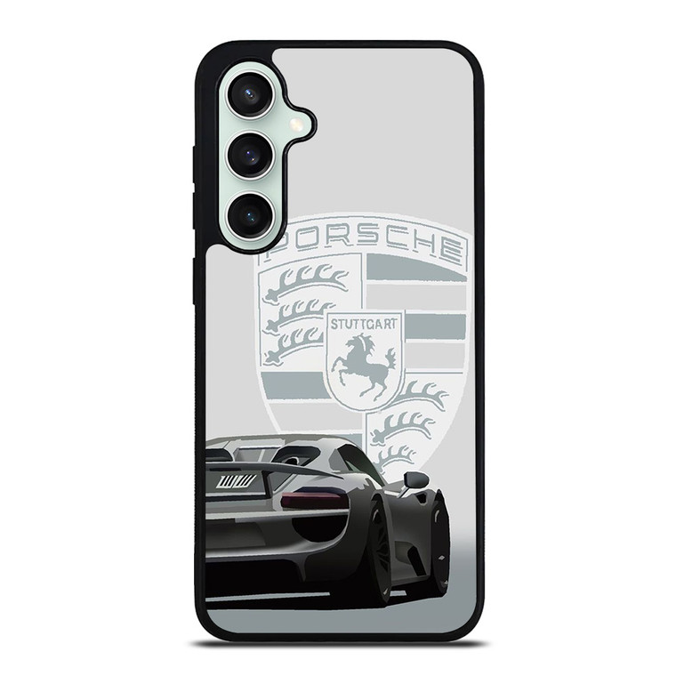 PORSCHE STUTTGART 918 SPYDER POSTER WHITE Samsung Galaxy S23 FE Case Cover