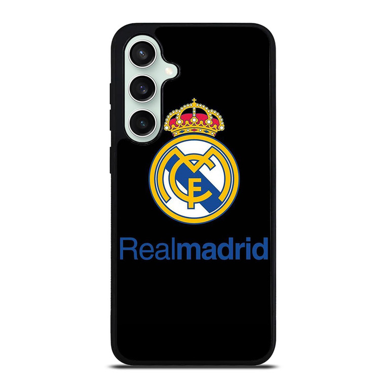 REAL MADRID FOOTBALL BLACK LOGO Samsung Galaxy S23 FE Case Cover