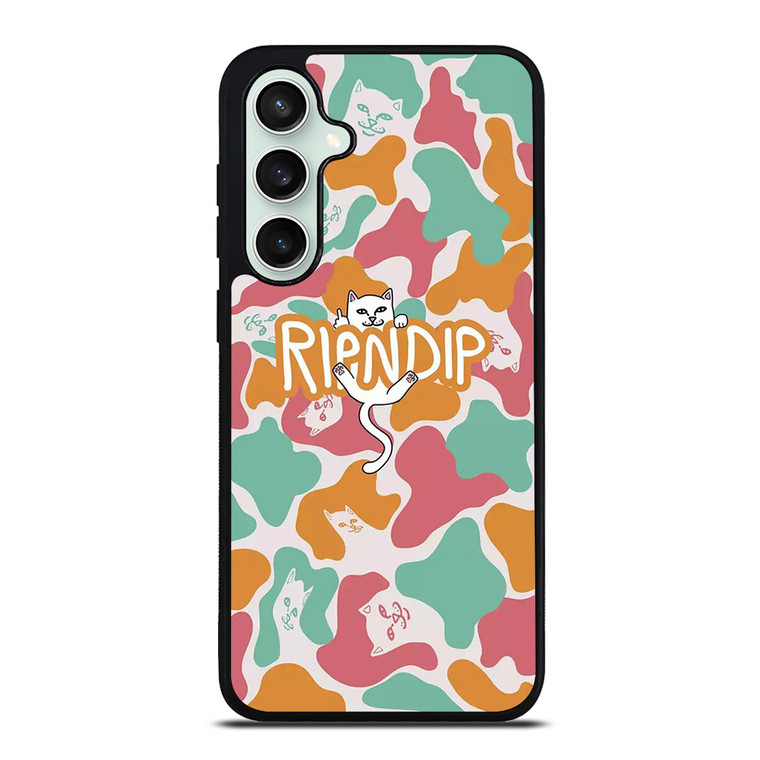 RIPNDIP PINK GREEN CAMO Samsung Galaxy S23 FE Case Cover RIPNDIP PINK GREEN CAMO Samsung Galaxy S23 FE Case Cover