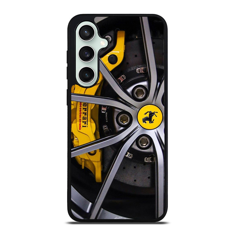 SCUDERIA FERRARI CAR WHEEL Samsung Galaxy S23 FE Case Cover