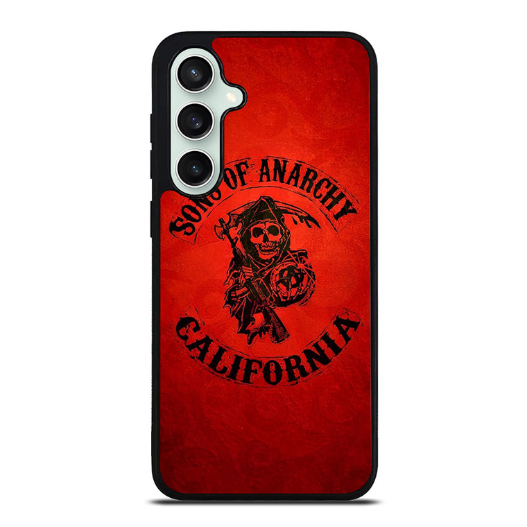 SONS OF ANARCHY CALIFORNIA RED Samsung Galaxy S23 FE Case Cover
