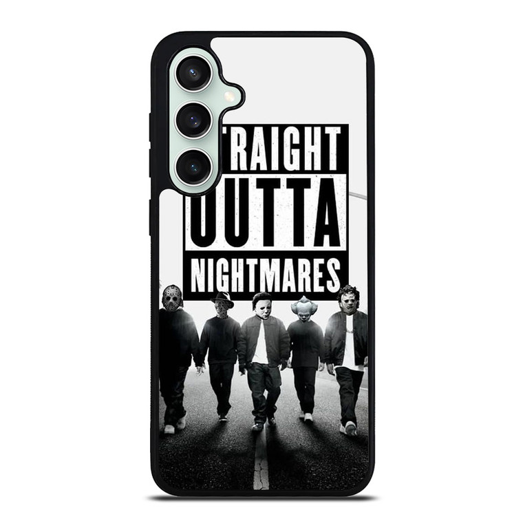 STRAIGHT OUTTA NIGHTMARES HORROR MOVIES CHARACTERS Samsung Galaxy S23 FE Case Cover STRAIGHT OUTTA NIGHTMARES HORROR MOVIES CHARACTERS Samsung Galaxy S23 FE Case Cover
