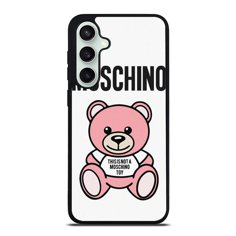 THIS IS NOT MOSCHINO TOY BEAR PINK Samsung Galaxy S23 FE Case Cover THIS IS NOT MOSCHINO TOY BEAR PINK Samsung Galaxy S23 FE Case Cover