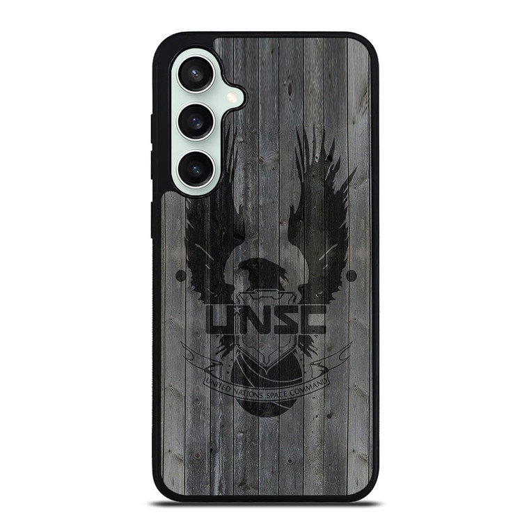 UNITED NATIONS SPACE COMMAND WOOD LOGO Samsung Galaxy S23 FE Case Cover