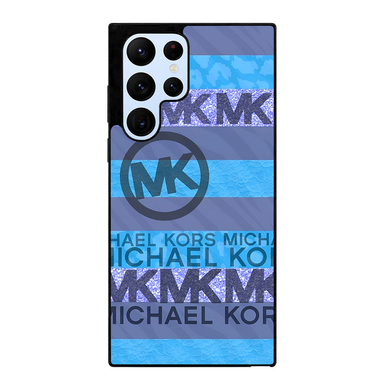 MICHAEL KORS BLUE STRIPE  Samsung Galaxy S22 Ultra Case Cover MICHAEL KORS BLUE STRIPE  Samsung Galaxy S22 Ultra Case Cover