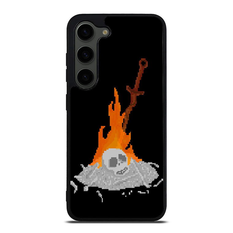 DARK SOULS BONFIRE 8 BIT Samsung Galaxy S23 Plus Case Cover