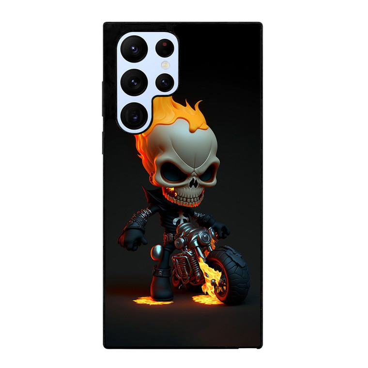 MINI GHOST RIDER KAWAII MARVEL  Samsung Galaxy S22 Ultra Case Cover