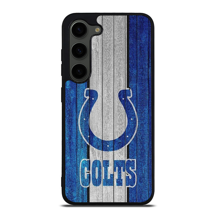 INDIANAPOLIS COLTS WOOD LOGO Samsung Galaxy S23 Plus Case Cover