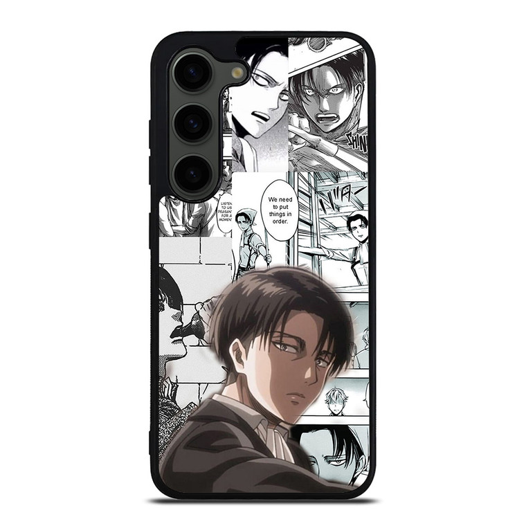 LEVI ACKERMAN ATTACK ON TITANS MANGA Samsung Galaxy S23 Plus Case Cover