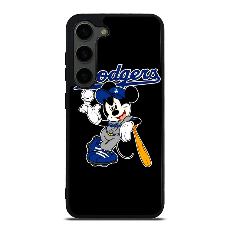 LOS ANGELES DODGERS MICKEY MOUSE BLACK Samsung Galaxy S23 Plus Case Cover