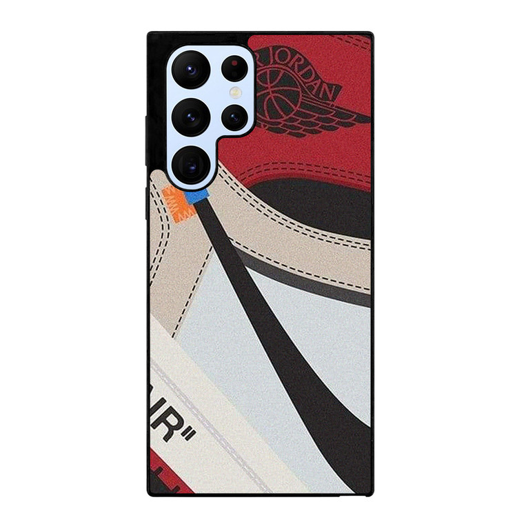 NIKE AIR JORDAN 1 HIGH OFF WHITE  Samsung Galaxy S22 Ultra Case Cover