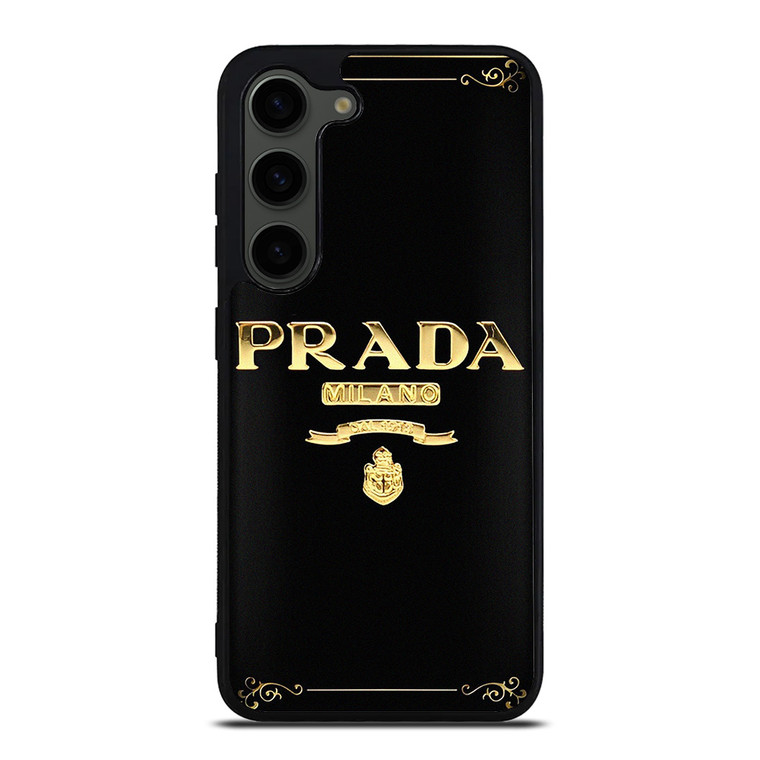 PRADA MILANO GOLD Samsung Galaxy S23 Plus Case Cover
