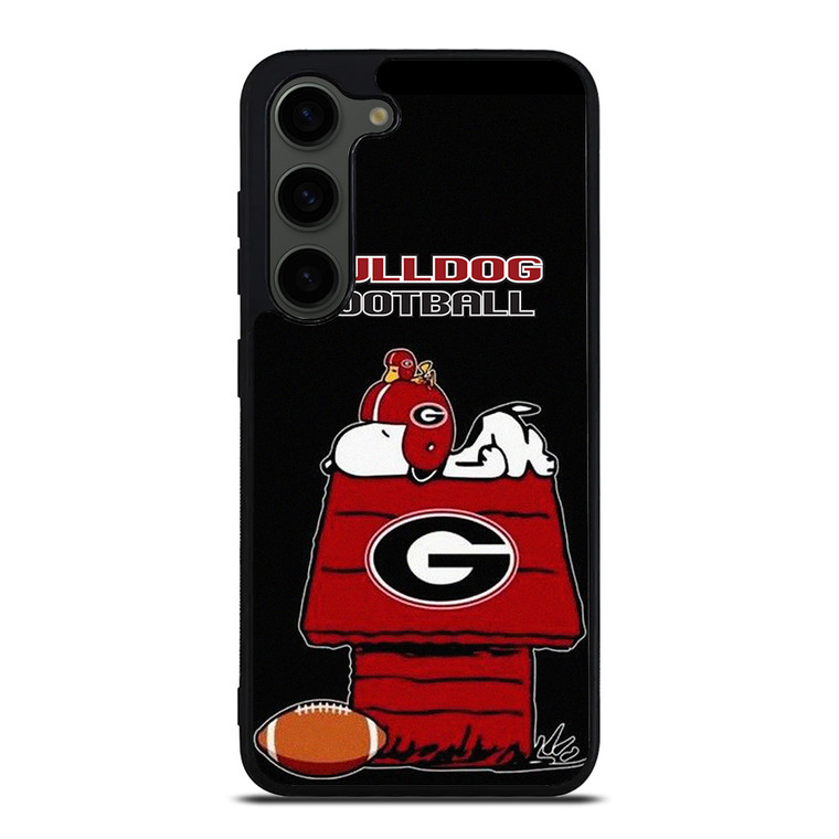 SNOOPY GEORGIA BULLDOGS FOOTBALL Samsung Galaxy S23 Plus Case Cover